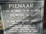 PIENAAR Edwin A.C. 1928-1997