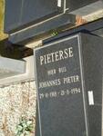 PIETERSE Johannes Pieter 1918-1994