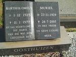 OOSTHUIZEN Bartholomeus 1925-1977 & Muriel 1929-2005