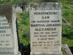 ALEXANDER Martha Johanna 1887-1945