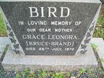 BIRD Grace Leonora nee BRUCE-BRAND -1970