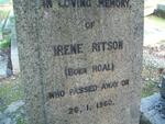 RITSON Irene nee HOAL -1960