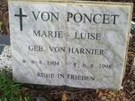 PONCET Marie-Luise, von nee VON HARNIER 1904-1998