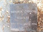 SCHOLTZ Hendrik Gideon 1943-1996