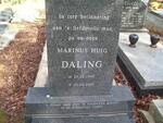 DALING Marinus Huig 1946-2002