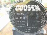 GOOSEN Johan Wilhelm 1943-1992