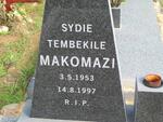 MAKOMAZI Sydie Tembekile 1953-1997