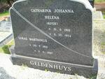 GELDENHUYS Lukas Marthinus 1912-1987 & Catharina Johanna Helena KOTZE 1918-1974