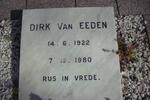 EEDEN Dirk, van 1922-1980
