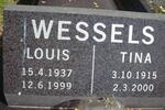 WESSELS Louis 1937-1999 & Tina 1915-2000