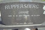 RUPPERSBERG Jannie 1918-1978