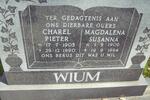 WIUM Charel Pieter 1905-1990 & Magdalena Susanna 1906-1994