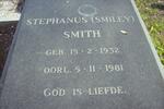 SMITH Stephanus 1932-1981