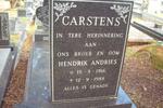 CARSTENS Hendrik Andries 1916-1988