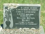 WILMOT Emily Catherine Louisa nee BROWN 1865-1948