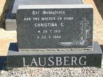 LAUSBERG Christina C. 1912-1984