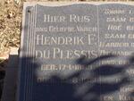 PLESSIS Hendrik F. , du 1889-1951
