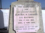 LOUBSER Beatrix H. nee BESTBIER 1863-1945