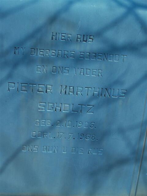 SCHOLTZ Pieter Marthinus 1905-1958