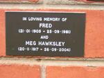 HAWKSLEY Fred 1905-1981 & Meg 1917-2004