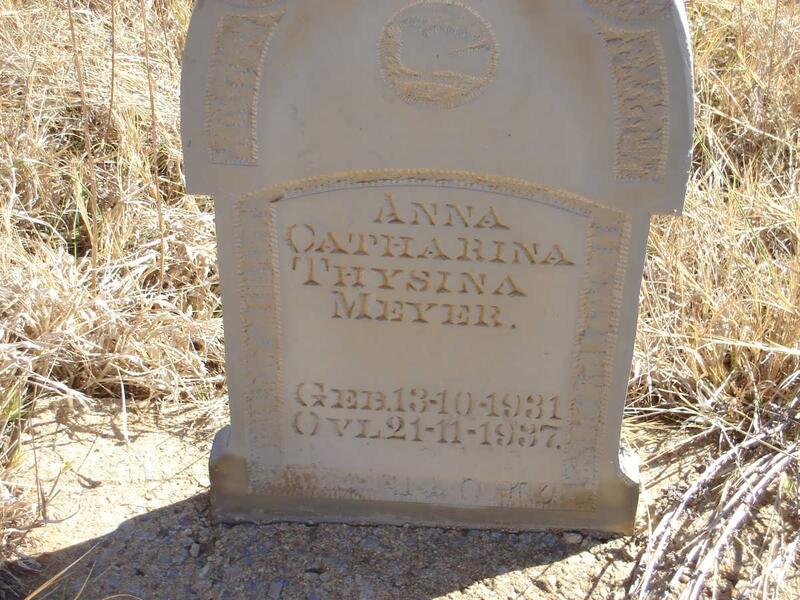 MEYER Anna Catharina Thysina 1931-1937