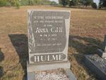 HULME Anna C.J.H. 1896-1971