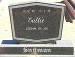 SNYMAN Callie 1949-1979