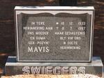 SWIEGERS Mavis nee POZYN 1933-1997