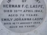 LASPE Herman F.C. -1943 & Emily Johanna -1958