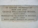 MOORE George Wellington 1872-1950 & Henrietta Elizabeth 1874-1959