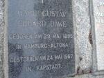 DAWE Carl Gustav Eduard 1895-1967