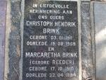 BRINK Christoph Hendrik 1911-1969 & Margaretha REEDER 1910-1994
