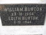 BURTON William -1954 & Edith -1954