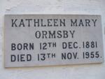 ORMSBY Kathleen Mary 1881-1955