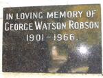 ROBSON George Watson 1901-1966