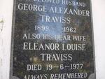 TRAVISS George Alexander 1899-1962 & Eleanor Louise -1977