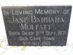 MOFFATT Jane Barbara 1871-1965
