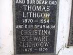 LITHGOW Thomas 1870-1954 & Christina Stewart 1875-1974
