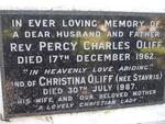 OLIFF Percy Charles -1962 & Christina STAVRIS -1987