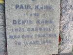KAHN Paul -1945 :: KAHN Denis CARROLL -1945
