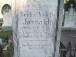 JANNASCH Friedrich Wilhelm 1853-1930 :: JANNALCH Bertha Augulte 1830-1885