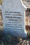 GERICKE Jane Margaret nee SCOTT 1848-1910