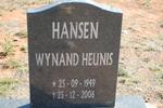 HANSEN Wynand Heunis 1949-2006
