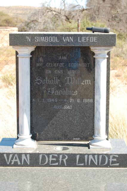 LINDE Schalk Willem Jacobus, van der 1945-1988
