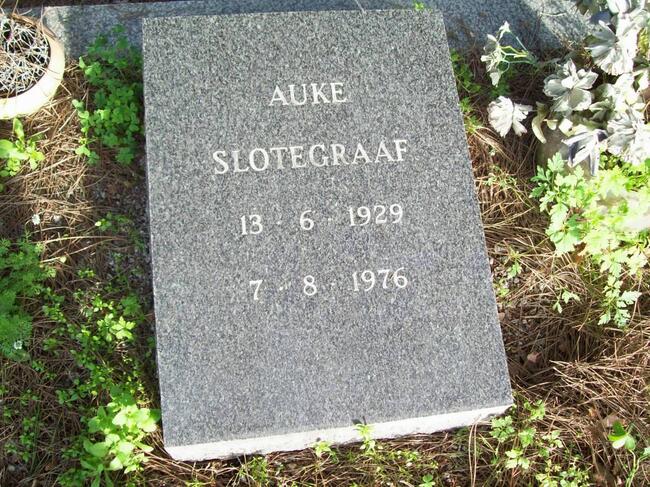 SLOTEGRAAF Auke 1929-1976