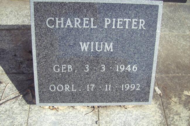 WIUM Charel Pieter 1946-1992