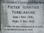 TERBLANCHE Pieter Ignatius 1881-1932
