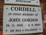 CORDELL John Gordon 1935-2003