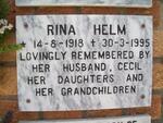 HELM Rina 1918-1995
