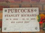 PURCOCKS Stanley Richard 1930-2005